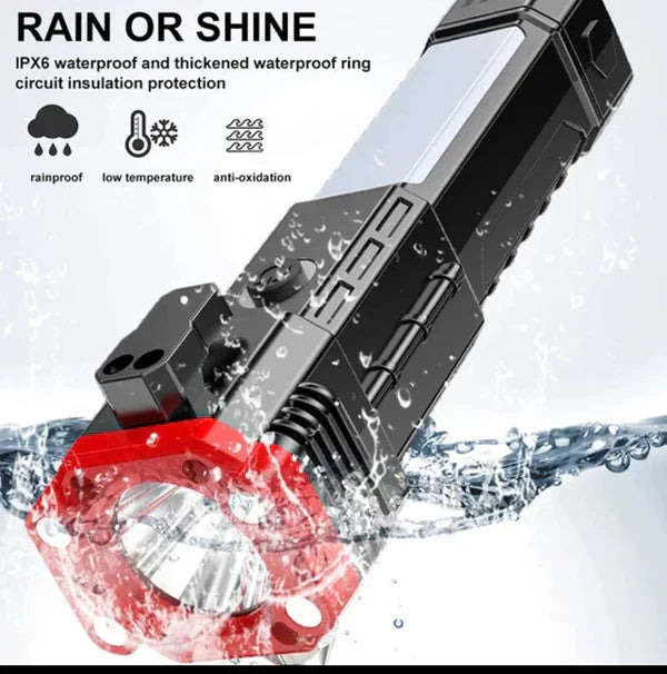 Multifunctional 8 in 1 Portable Bright Torch